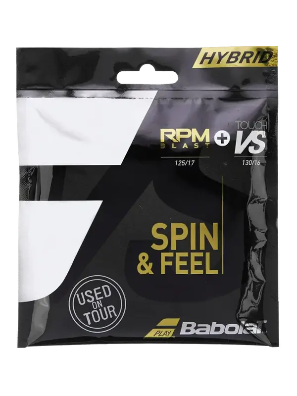 Cordage Babolat Hybrid RPM Blast + VS Touch