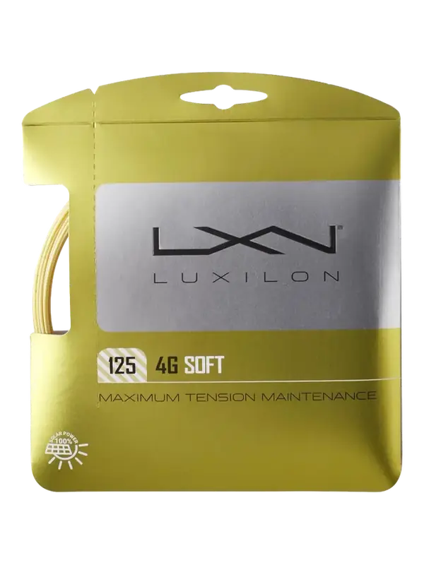 Cordage Luxilon 4G Soft